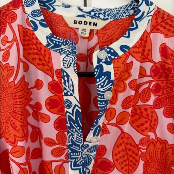 Boden Vibrant Long Sleeve Floral Maxi Dress - Picture 2 of 11